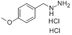 (4-METHOXYBENZYL)HYDRAZINE DIHYDROCHLORIDE Struktur