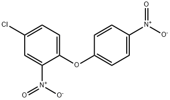 4-Chloro-2-nitro-1-(4-nitrophenoxy)benzene 结构式