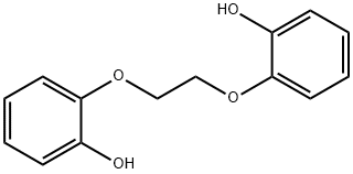 1,2-BIS(2-HYDROXYPHENOXY)ETHANE Structure