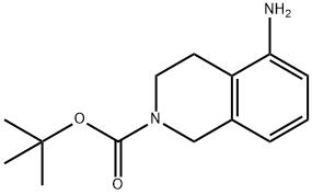 5-AMINO-2-BOC-1,2,3,4-TETRAHYDROISOQUINOLINE Struktur