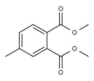 4-甲基邻苯二甲酸二甲酯 结构式