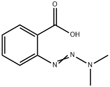 3,3-DIMETHYL-1-(2-CARBOXYPHENYL)TRIAZENE Struktur
