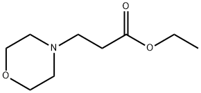 3-モルホリノプロピオン酸エチル 化学構造式