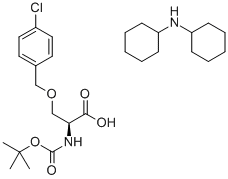 BOC-SER(P-CHLORO-BZL)-OH DCHA Structure