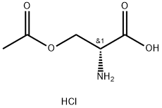 H-D-SER(AC)-OH HCL Struktur