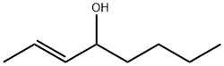 (2E)-2-オクテン-4-オール 化学構造式