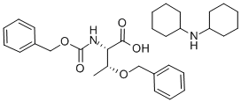 Z-Thr(Bzl)-OH . DCHA 化学構造式