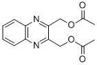 2,3-Quinoxalinebismethanol diacetate Struktur