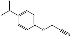 Acetonitrile, [4-(1-methylethyl)phenoxy]- (9CI) Struktur