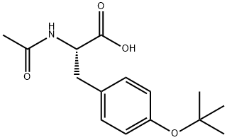 N-乙酰基-O-叔丁基-L-酪氨酸, 201292-99-1, 结构式