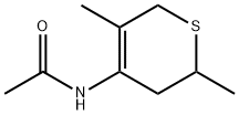 Acetamide,  N-(3,6-dihydro-2,5-dimethyl-2H-thiopyran-4-yl)- Structure