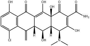 氯甲烯土霉素,2013-58-3,结构式