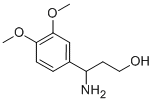 3-(3,4-DIMETHOXYPHENYL)-DL-BETA-ALANINOL
 Structure