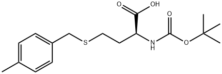 (S)-2-(BOC-AMINO)-4-(4-METHYL-BENZYLSULFANYL)BUTYRIC ACID Structure