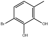 1,2-Benzenediol, 3-bromo-6-methyl- (9CI) Struktur