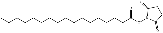 Heptadecanoic Acid N-HydroxysucciniMide Ester, 201472-73-3, 结构式