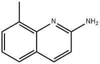 2-氨基-8-甲基喹啉 结构式