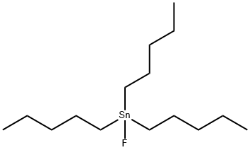 フルオロトリペンチルすず(IV) 化学構造式