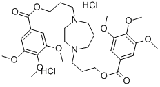 地拉卓二盐酸盐,20153-98-4,结构式