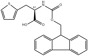 FMOC-D-2-チエニルアラニン 化学構造式