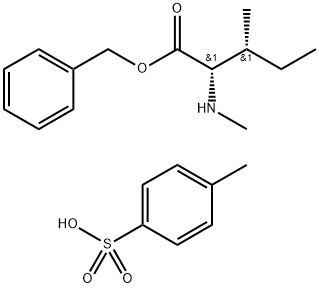 N-ME-ALLO-ILE-OBZL P-TOSYLATE Structure