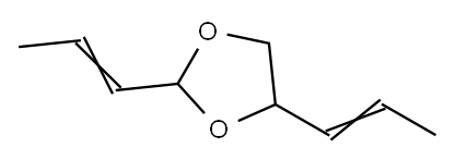 1,3-Dioxolane,  2,4-dipropenyl-  (8CI) Structure