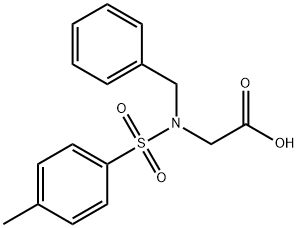 N-苄基-N-[(4 - 甲基苯基)磺酰基]甘氨酸 结构式