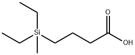 4-(Diethylmethylsilyl)butanoic acid Structure