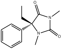 (R)-1-メチルメフェニトイン 化学構造式
