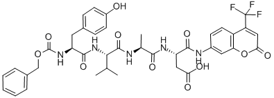 Z-TYR-VAL-ALA-ASP-AFC,201608-13-1,结构式