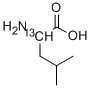 L-LEUCINE-2-13C Structure