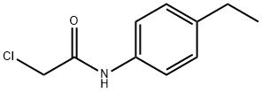 2-クロロ-N-(4-エチルフェニル)アセトアミド 化学構造式