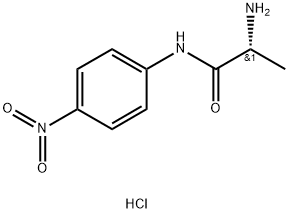 H-D-ALA-PNA.盐酸盐, 201731-77-3, 结构式