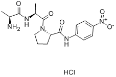 H-ALA-ALA-PRO-PNA · HCL, 201732-27-6, 结构式