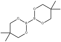 Bis(neopentyl glycolato)diboron Struktur