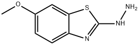 (6-メトキシベンゾチアゾール-2-イル)ヒドラジン 化学構造式