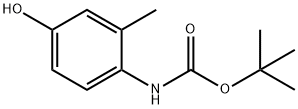 (4-羟基-2-甲基苯基)氨基甲酸叔丁酯, 201741-17-5, 结构式