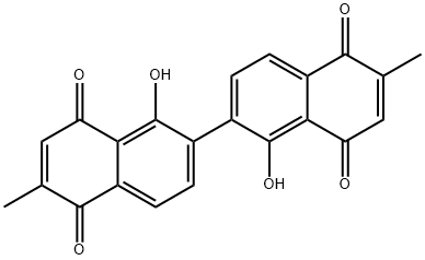 2,2'-Dimethyl-5,5'-dihydroxy-6,6'-bi[1,4-naphthoquinone]|