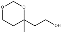 4-(2-Hydroxyethyl)-4-methyl-1,3-dioxane 结构式