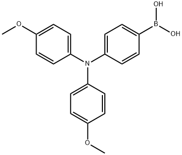 4,4'-二甲氧基-4''-硼酸三苯胺,201802-29-1,结构式