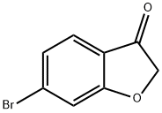 6-溴-3(2H)-苯并呋喃酮 结构式