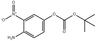 4-氨基-3-硝基苯基碳酸叔丁酯, 201811-18-9, 结构式