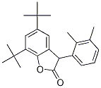 5,7-bis(1,1-dimethylethyl)-3-[2,3-dimethylphenyl]-2(3H)-benzofuranone 化学構造式