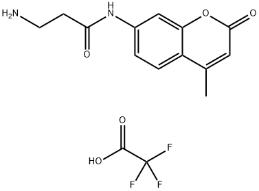 H-BETA-ALA-AMC TFA, 201847-54-3, 结构式