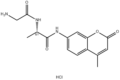H-GLY-ALA-AMC · HCL, 201852-69-9, 结构式