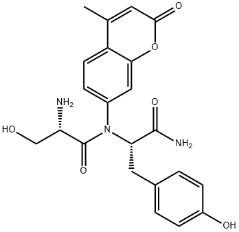 H-SER-TYR-AMC Struktur