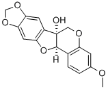 豌豆素 结构式