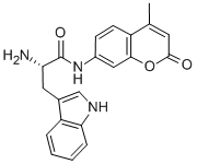L-TRYPTOPHAN 7-AMIDO-4-METHYLCOUMARIN HYDROCHLORIDE Structure