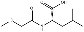 Leucine,  N-(methoxyacetyl)-  (9CI) Struktur