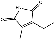 3-乙基-4-甲基-吡咯-2,5-二酮, 20189-42-8, 结构式